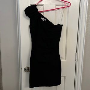 Black One Shoulder Dress
